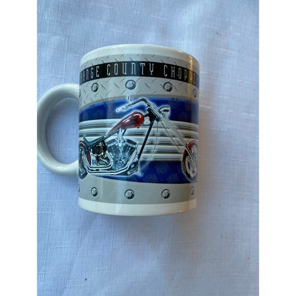 VTG 2005 Set of 3 Orange County Choppers Mugs Ceramic 3.75 in Coffee Biker EUC - Picture 8 of 16